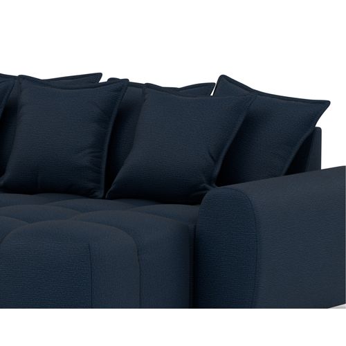 Adelaide - Canapé D'angle Réversible 4 Places En Tissu Texturé