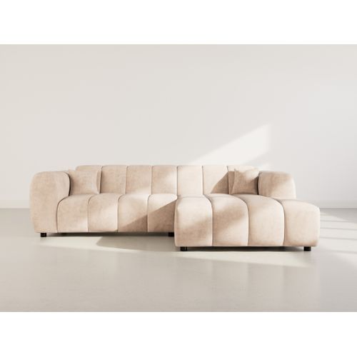 Curtis - Canapé D'angle Droit 4 Places En Simili