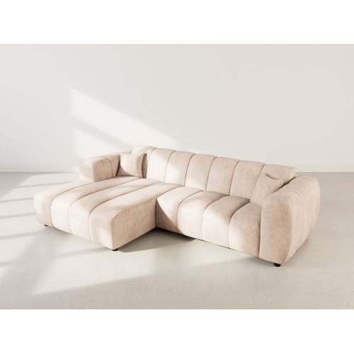 Curtis - Canapé D'angle Gauche 4 Places En Simili
