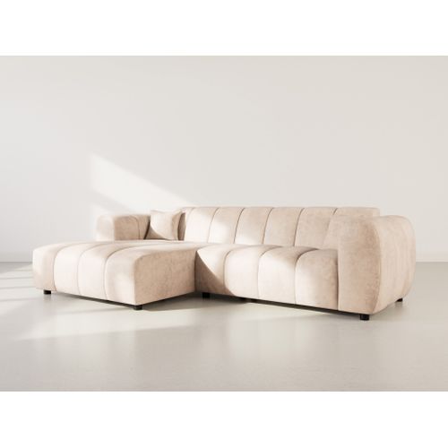 Curtis - Canapé D'angle Gauche 4 Places En Simili