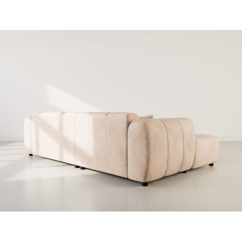 Curtis - Canapé D'angle Gauche 4 Places En Simili