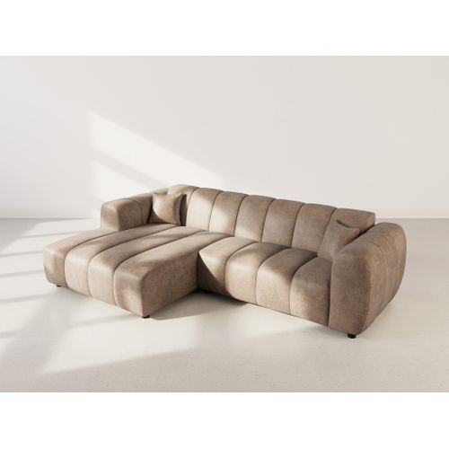 Curtis - Canapé D'angle Gauche 4 Places En Simili