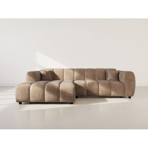 Curtis - Canapé D'angle Gauche 4 Places En Simili