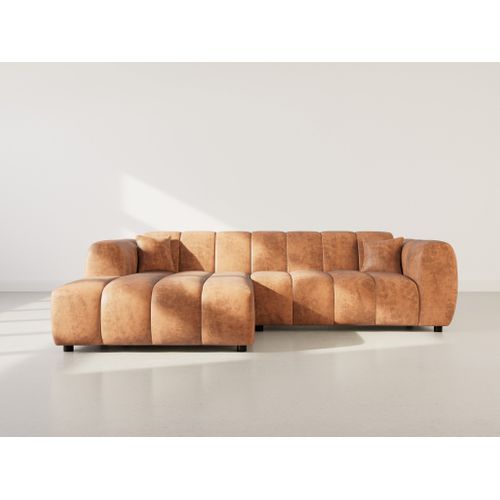 Curtis - Canapé D'angle Gauche 4 Places En Simili