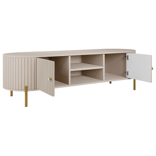 Jaime - Meuble TV 175 Cm - 2 Portes Et 2 Niches