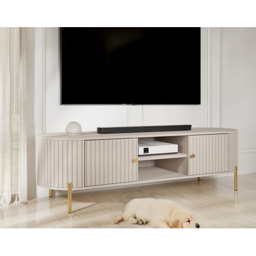Jaime - Meuble TV 175 Cm - 2 Portes Et 2 Niches