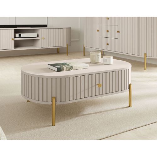 Jaime - Table Basse 100 Cm - 1 Tiroir