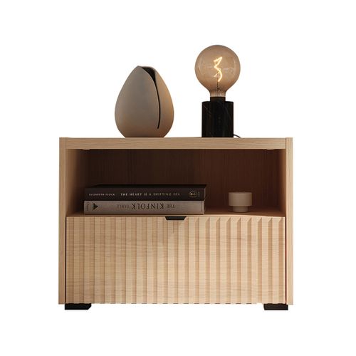 Judy - Table De Chevet 59 Cm - 1 Tiroir Et 1 Niche