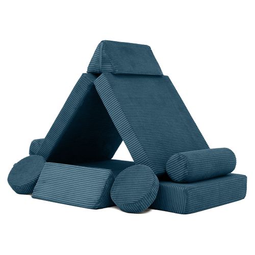 Ines - Canapé Droit 2 Places En Velours Côtelé