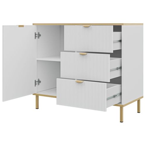 Hope - Buffet Bas 91 Cm - 3 Tiroirs Et 1 Porte