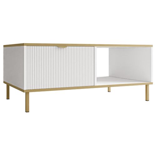 Hope - Table Basse 100 Cm - 1 Tiroir Et 1 Niche