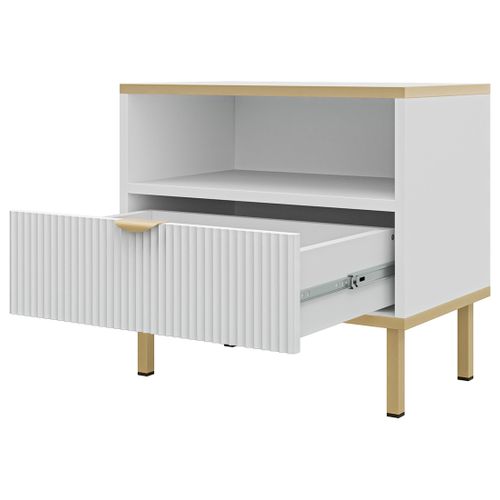 Hope - Table De Chevet 50 Cm - 1 Tiroir Et 1 Niche