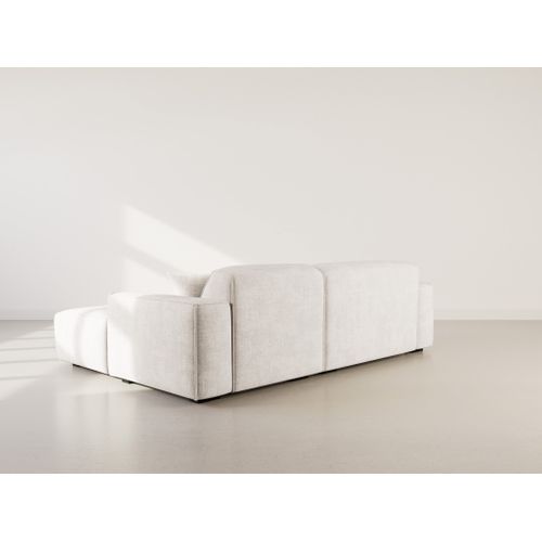 Lison - Canapé D'angle Droit 4 Places En Velours Texturé