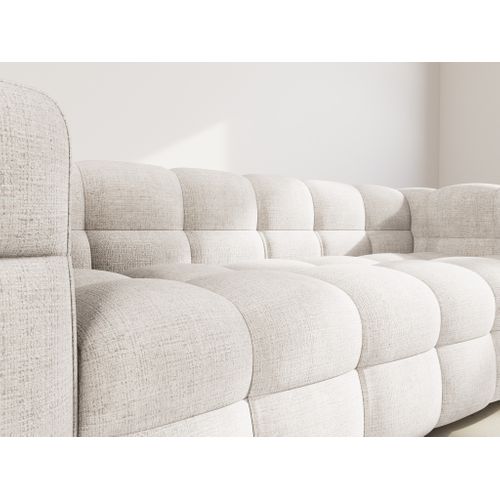 Augustin - Canapé Droit 3 Places En Velours Texturé