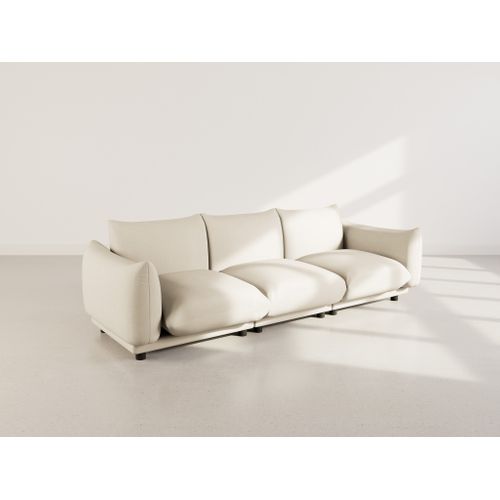 Jeanne - Canapé Modulable 3 Places En Velours Texturé