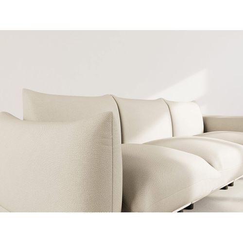 Jeanne - Canapé Modulable 3 Places En Velours Texturé