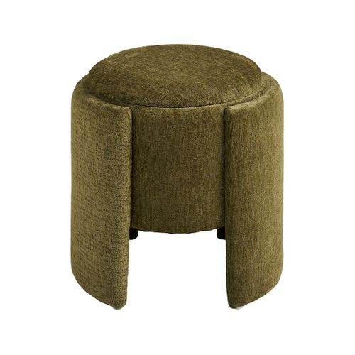 Joe - Pouf Avec Rangement En Velours Texturé