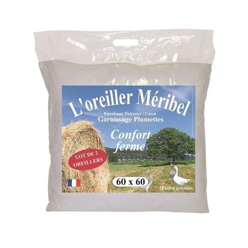 Lot De 2 Oreillers Plumes 60 X 60 Cm "dodo"