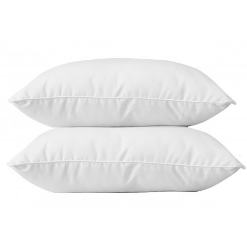 Lot De 2 Oreillers 60 X 60 Cm Blanrêve Gamme "douceur" Traité Anti Acarien