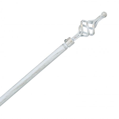 Tringle Métal 120 à 210 Cm Avec Enbouts Déco