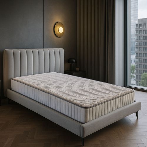 Matelas Mousse Super 90x190 - Face Hiver Laine 100% Merinos - 23 Cm - Soutien Très Ferme