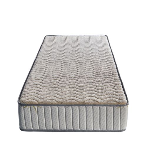 Matelas Mousse Super 90x190 - Face Hiver Laine 100% Merinos - 23 Cm - Soutien Très Ferme