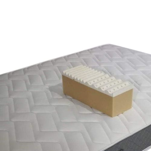 Matelas Mousse 160x200 Cm Latex 80 Kg/m3 - 7 Zones De Confort - Accueil Moelleux - Épaisseur 21 Cm