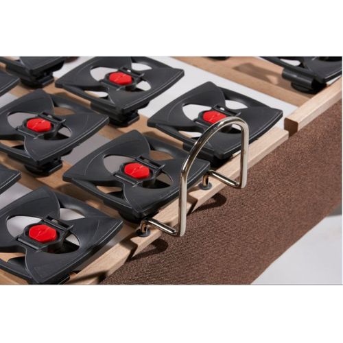 Lit Électrique 70x190 Sommier à Plots, Matelas Ressorts Essenzia Zen