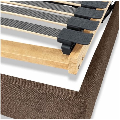 Sommier Electrique Essenzia Zen Detente Marron 90x200 Lattes