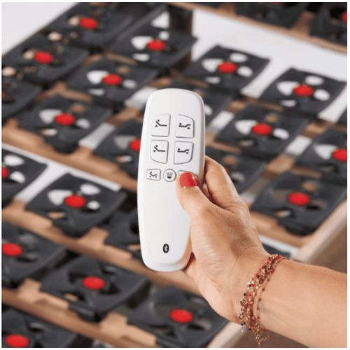 Sommier Electrique Essenzia Zen Vitalite 2x80x200 Plots