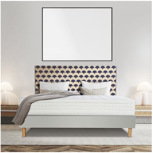 Ensemble Essenzia  Morphozone 180 + Sommier Tradition Graphic 13cm + Pieds 120x200 Latex