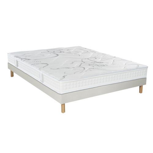 Ensemble Essenzia  Morphozone 180 + Sommier Tradition Graphic 13cm + Pieds 120x200 Latex