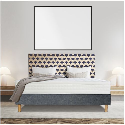 Ensemble Essenzia  Morphozone 180 + Sommier Tradition Graphic 13cm + Pieds 120x200 Latex