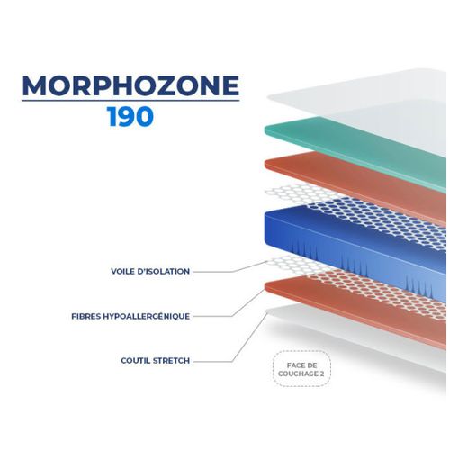 Matelas Essenzia Morphozone 190 180x190 Latex