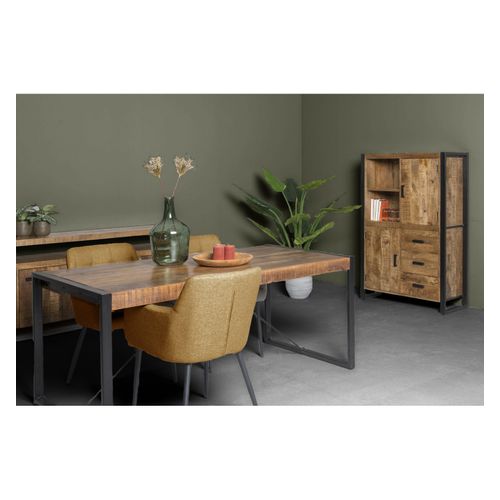 Dacca-table à Manger 8 Personnes 200 Cm En Bois Massif