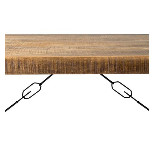 Dacca-table à Manger 8 Personnes 200 Cm En Bois Massif