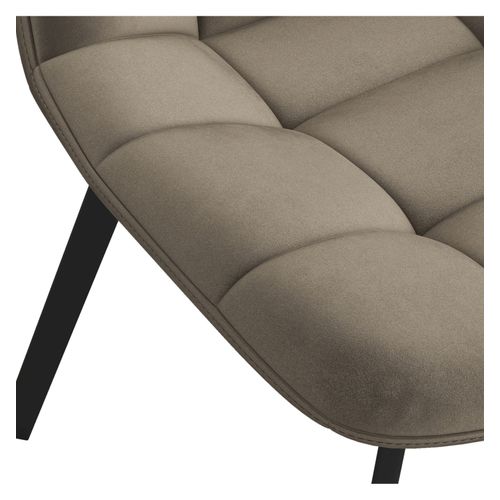 Stellia-chaise En Velours Taupe Clair (x4)