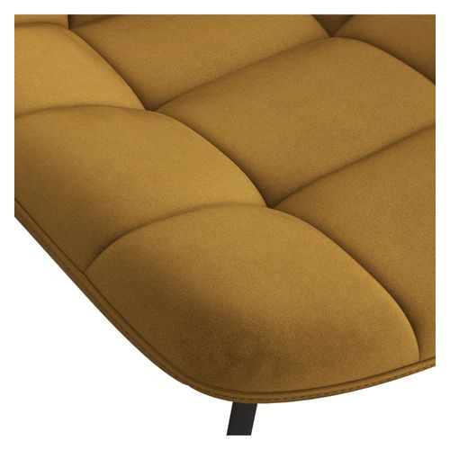 Stellia-chaise En Velours Moutarde (x4)