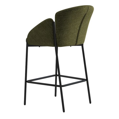 Candice-fauteuil De Bar En Tissu Luxury Kaki (x2)