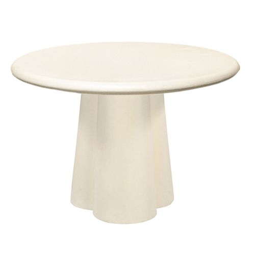 Figari-table à Manger Ronde 4 Personnes D130 Cm  Béton