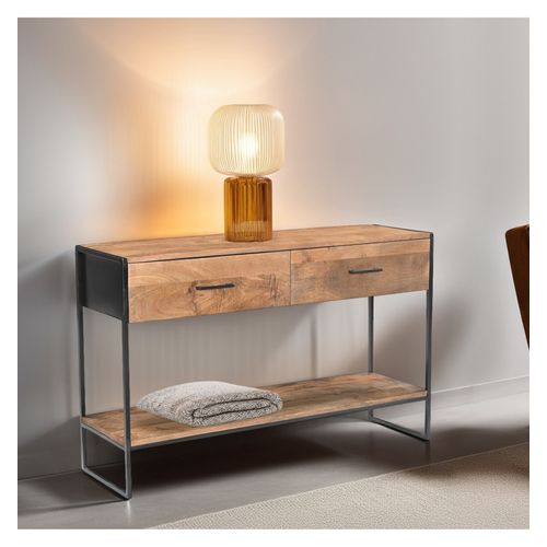Skars-console 120 Cm En Bois Massif