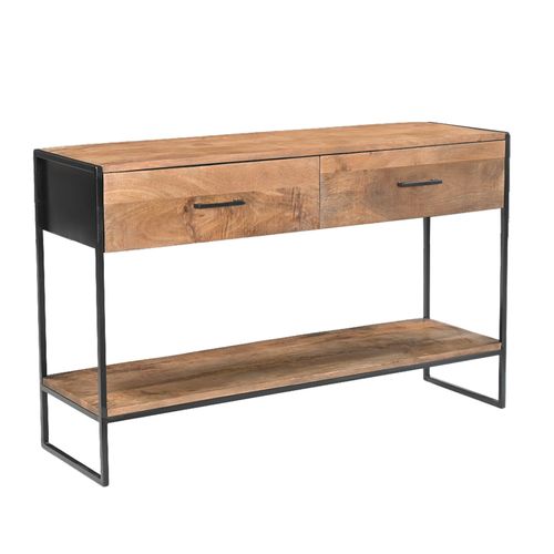 Skars-console 120 Cm En Bois Massif