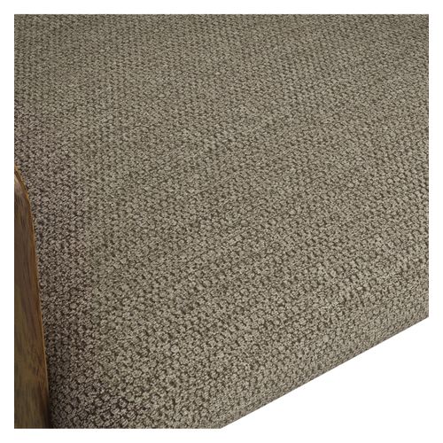 Wool-chaise En Tissu Softcellar Taupe Et Frêne Teinté Noyer (x2)