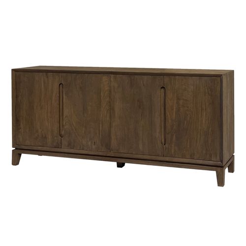 Corte-buffet 190 Cm En Bois Massif Brossé