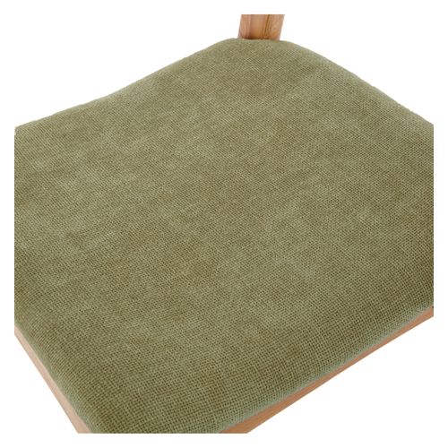 Tina-chaise En Chêne Massif Et Tissu Bliss Sauge (x2)