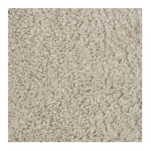 Winy-fauteuil Lounge En Tissu Bouclé Marron Clair