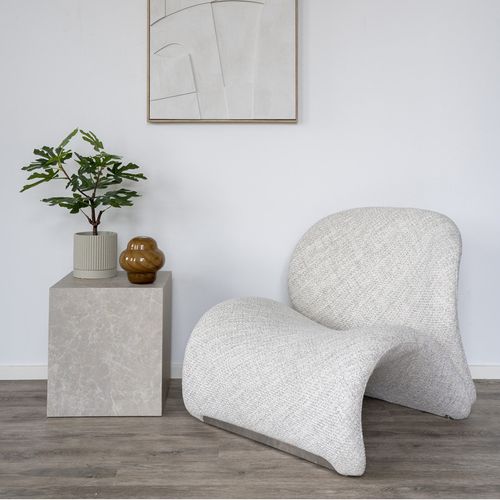 Vast-table Basse Décor Marbre Beige 40x40 Cm