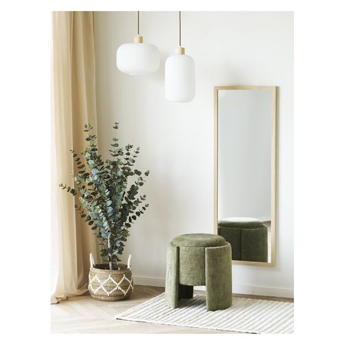 Watt- Pouf En Tissu Vert Ø42 Cm