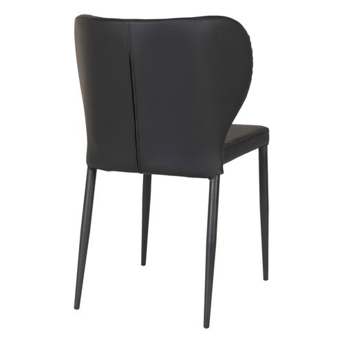 Vars-chaise En Cuir Synthétique Noir (x2)