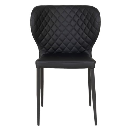 Vars-chaise En Cuir Synthétique Noir (x2)
